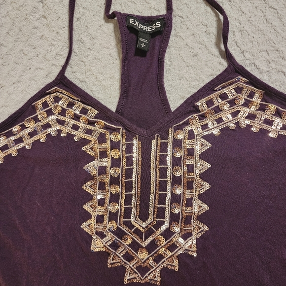 Purple crop tank - Picture 2 of 2